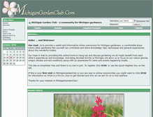 Tablet Screenshot of michigangardenclub.com